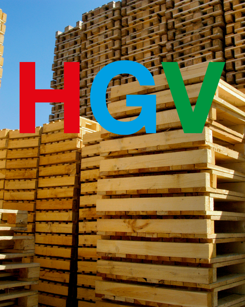 Drewniane palety HGV przygotowane do sprzedaży i transportu w Piasecznie